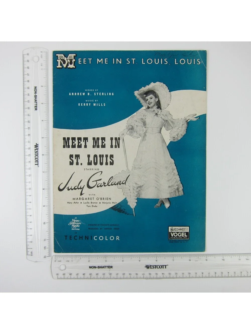 Sheet Music Meet Me In St. Louis Louis Judy Garland Film Vintage 1935